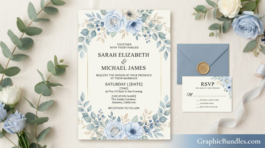 Free Wedding Invitation Vector Template Download Free Wedding Invitation Vector Template Download