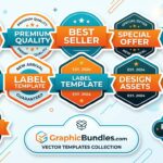 Free Badge Label Vector Template Download