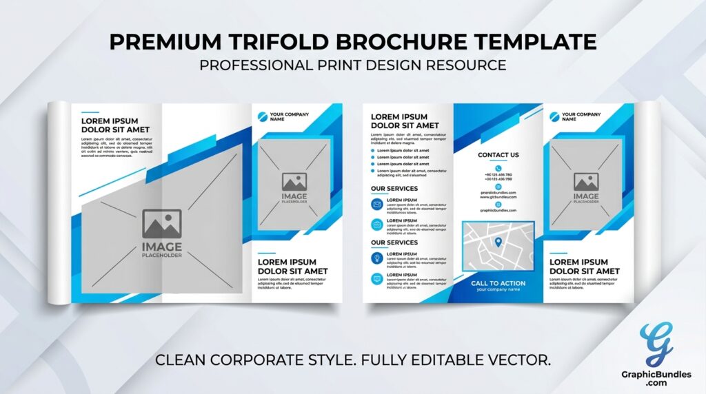Free Brochure Layout Vector Template Download Free Brochure Layout Vector Template Download