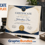 Free Certificate PSD Template Download