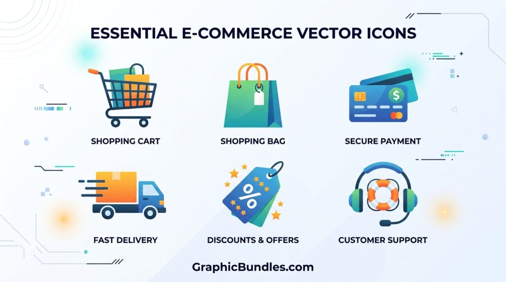 Free Ecommerce Icon Set Download