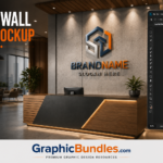Free Logo Wall PSD Mockup Download
