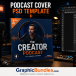 Free Podcast Cover PSD Template Download
