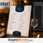 Free Restaurant Menu PSD Template Download