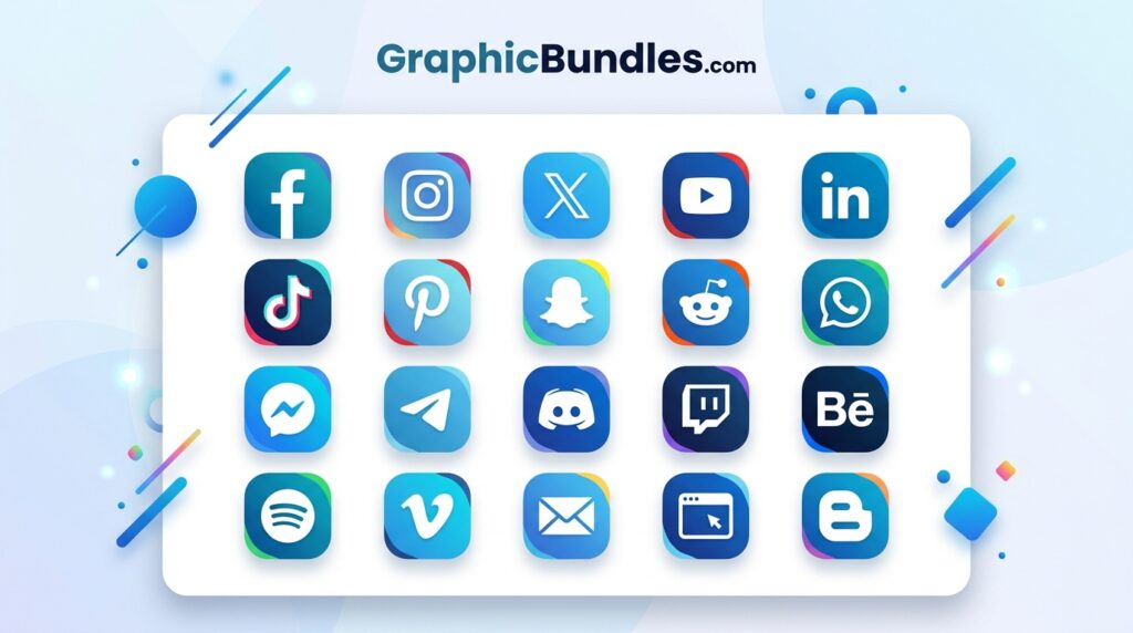 Free Social Media Icon Vector Set Download