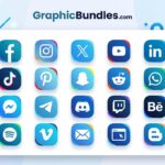 Free Social Media Icon Vector Set Download
